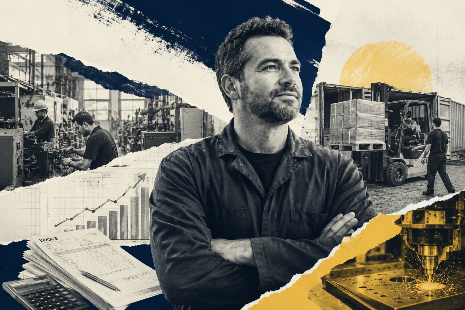 Manufacturing business owner getting MCA & business debt relief from Business Debt Adjusters